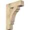 Ekena Millwork Merced Block Rough Sawn Bracket, Douglas Fir, 6"W x 24"D x 32"H BKT06X24X32MRC05RDF - alternate 1